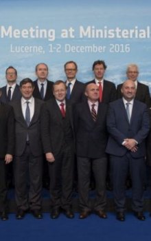Zástupci členských zemí na zasedání Rady ESA na ministerské úrovni.